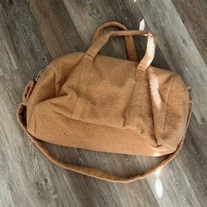 Pink Lily Teddy Duffle Bag